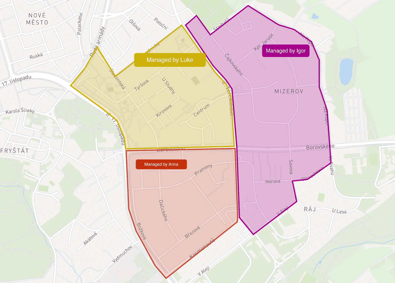 Interactive Polygon Map Mapheim - Engaging Apps & Maps for your visitors